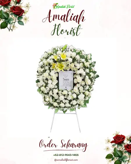 Krans Bunga Duka Mesjid